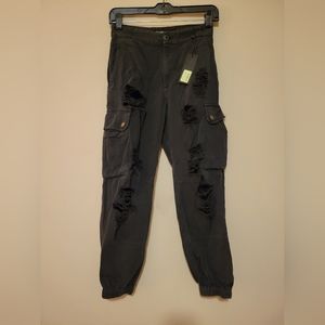 NWT Carmar Black Denim Jogger (4)